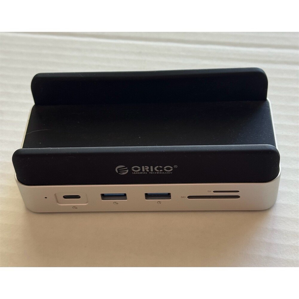 ORICO MiniDock USB-C Docking Station Stand for Mac mini HDMI LAN SD/TF